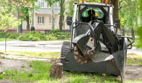 Tree Stump Grinding and Removal Service Machinery